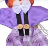 Ny 7 stil 25 cm rolig fest gynnar vintage färgglad drag sträng docka clown trä marionette handcraft gemensam aktivitet doll barn barn gåvor grossist