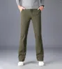 الجينز للرجال Green Mens Slim Boot Cut Flared Y2K مع جيوب الظهر الكلاسيكية تمتد الرسم