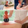 Andra massageföremål Pastsky Stone Electric Gua Sha Massager Bian Stone Guasha Tool Skin Skrapa tillbaka Face Massage Body Warm Moxibustion Therapy 230718