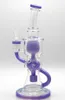 Vintage Premium Recycler Glass Bong Water Hookah Smoking Pipe 10inch Original Glass Factory Made kan klantlogo plaatsen door DHL UPS CNE