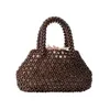 Neue Sommer-gewebte Tasche, fertige Holzperlen-Tasche, handgefertigte Perlentasche, inspiriert von der Sommer-High-End-Kleinhandtasche 230718