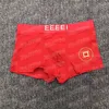Designer Boxers märke underbyxor sexiga herrboxare casual shorts brev underkläder lyxig andningsbar underlag