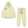 メンズフーディーズスウェットシャツキッズセットスポーツスーツESS ESS CHILDRES Youth Designer Designer Designer Clothing Brand Hooded Seater Set 110-160 232