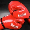 Uitrusting Beschermende uitrusting Professionele bokshandschoenen PU-leer Muay Thai Guantes De Boxeo Free Fight MMA Zandzak Trainingshandschoen voor heren Dames