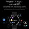 Y33 Akıllı Saat Erkek Kadın Bluetooth Çağrı Vücut Sıcaklığı Sağlık İzleme Spor Fitness Android IOS için Akıllı Saat