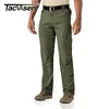 Calça Masculina TACVASEN Verão Secagem Rápida Elástica Militar Tática Multibolsos Terno de Trabalho Leve Esportes Caminhada 230718