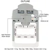 Ręczne uchwyty cyfrowy elektroniczny dynamometr ręczny siła siły miernik miernika automatycznego przechwytywania ręcznego uchwytu moc 200 funtów 90 kg 230717