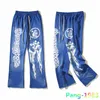 Pantalons pour hommes mode bleu Micro cloche-bas hommes femmes haute qualité coupe irrégulière sport toutes saisons pantalon polyvalent