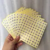 15 vellen pak 1cm rond Cijfers sticker van 1-100 elk papieren pakket bedrukt zelfklevend stickeretiket GEEN sticker shippin269o