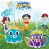 Песчаная игра с водой Fun Spray Outdoor Octopus Sprinkler Backyard Toys Toys Summer Yard Cartoon Splash Baby Bath для детей 230718