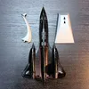 Авиационные модлевые Diecast Metal 1 144 Scale SR-71 Истребитель Jet SR71 Blackbird Airplane Alplane Model Model Model для коллекции или подарка 230718