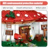 Blocks Fairy Tale Mushroom House Building Blocks Village Architecture Micro Mini Assemble Bricks Story Figure Toys For Girl Gifts R230718