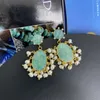 Boucles d'oreilles pendantes 2023 Tianhe pierre petit pendentif perle pour la mode féminine luxe élégant et de haute qualité boucle d'oreille bijoux