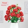 Block Bouquet Rose Eternal Flower Building Blocks Fit For Romantic Orchid Assembly Home Decor Diy Toys Birthday Present R230718