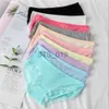 Slips Slipje Ander slipje 2 stks Vrouwen Slips Slipje Mid-taille Modaal Sexy Kant Trend Meisje Student Eenvoudige Comfortabele Wikkel Hip Pantie Mode Vrouwelijke Dame x0719