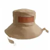 Hurtowe sprzedawanie mężczyzn Kobiety szerokie brzegi czapka modna elastyczna popularność Hats Projektant Bucket Hat Celebrity Wear Hat Anti UV Protect From Sunshine