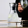 Bouteilles d'eau Ménage Cruche Froide En Verre De Grande Capacité Bouilloire Réfrigérateur Pour Limonade Café Théière Ensemble