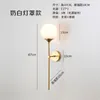 Candeeiros de parede modernos candeeiro de leitura led para cama lustre lampen coreano decoração do quarto candeeiro de chifre de vela