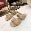 2023 designer femmes pantoufles diapositives sandales été sexy dames plat sandale tissé chaussure femme talons hauts chaussures