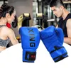 Protective Gear Fighting Gloves Fighting Sanda Martial Art Bag Boxing Training Gloves Flexible Thick Anti-attack Finger Gloves Fitness Equipment HKD230718