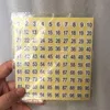 15 sheets pack 1cm round Numbers sticker from 1-100 each paper package printed self adhesive sticker label NO sticker shippin264n