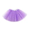 Kvinnor Tutu kjolar klädstjärna glitter kjol balett fancy pettiskirt paljett scen dans slitage kostym sommarmask tyll prinsessa