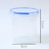 Bouteilles de stockage 1 ensemble Bocal scellé sans BPA Réservoir transparent Boîte à céréales à grains visibles Polyvalent