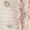 Kvinnorjackor Kvinnor belägger 2023 Autumn Winter Tweed Diamonds Spännen Tassel Drill Short Jacket mode Alla matchar damtoppar