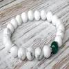 SN1074 2016 Мужской йога браслет Hywlite Bracelet Bracelet Natural Stone Mala Beads Jewelry Whole309a