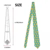 TIE TIE DA MENS TIGLIE Slimina magri fette di limone magro cravatta in stile libero da uomo matrimonio