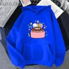 Erkek Hoodies Bubu ve Dudu Merch Hoodie Sweatshirts Erkek Kadın Kazak Harajuku Tracksui Mutlu Yıllar Sokak Giyim Moda Kıyafetleri Üst