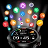 ET310 Smart Watch Mężczyźni Bluetooth Zadzwoń do nieinwazyjnej temperatury cukru we krwi EKG Monitorowanie Zdrowie Kobiety Sport Smartwatch