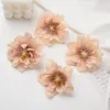 100pcs/lot 7.5cm Color Artificial Flowers Head Silk Peony Fake Flower for Wedding Wall Home DIY Decor Party Birthday Scrapbooking Wreath Accessory 2243