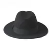 Cappelli a tesa larga Cappelli a secchiello 2Big Size 5658 5961CM 100% lana Uomo Trilby in feltro Cappello Fedora per gentiluomo Top a tesa larga Cloche Panama Papà Sombrero Cap 230717