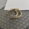 fashion matel hoop earring accessoires Sieraden parel c symbool retro Oorbellen Met papieren card226I