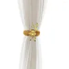 Curtain 2Pcs Arm Bracelet For Women Girls Flower Open Upper Bangle Adjustable Armlet Jewelry Gold Tiebacks C37