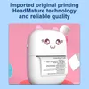 Portable Mini Label Thermal Printer HD Bluetooth Wrong Note Inkless Print Pocket Student Error Mobile Phone Po Title Prin