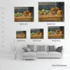 Abstract canvas kunststilleven met appels en peren Paul Cezanne schilderij handgemaakt modern decor voor badkamer