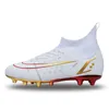 Jurk voor 138 professionele schoenen met hoge topschoenen Men FG/TF Grass Training Football Boots Kids Outdoor enkel Cleats voetbal sneakers 230717 909