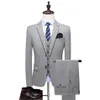 Костюм мужской классический 3 штуки плюс размер S-6xl Роскошные свадебные платья костюмы мужской подход Mens Tuxedo Blazers2575