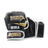 Guanti protettivi mezze dita MMA per uomo PU Kicki Boxe Karate Muay Thai Guantes De Boxeo Free Fight Sanda Training Equipment HKD230718