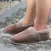 Slippels heren slippers traagschuim winterhuis slippers fluwelen tpr home slippers mannelijke zachte designer slaapkamer schoenen voor man indoor l230718