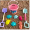 Giochi con la Sabbia Divertimento con l'Acqua 9 Pz/Set Giocattoli da Spiaggia Estivi Set di Attrezzi per Stampi di Sabbia per Bambini Set di Attrezzi per Sabbia da Spiaggia Set di Giocattoli Spade Pala Rastrello per Bambini Divertimento Pala Stampi Giocattoli 230718