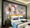 Wallpapers Custom 3d Mural Wallpaper European Rose Vintage Floral Fresco For Living Room Bedroom Dining Backdrop Home Decor