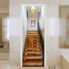 Adesivos de parede para escada porta de filme decorativo à prova d'água faça você mesmo adesivo autoadesivo para escada murais móveis banheiro cozinha 230717