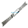 For ROL watch 20mm 21mm The grind arenaceous New Men Curved end Watch band Strap Bracelet STAINLESS STEEL Band296v