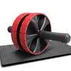 Ab Rollers Pas de bruit Abdominal Wheel Ab Roller avec tapis pour Gym Muscle Trainer Exercice Fitness Equipment HKD230718