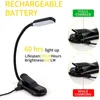 Other Home Decor Rechargeable Book Light 7 LED Reading with 3Level Warm Daylight Flexible Easy Clip Night Lamp in Bed 230717