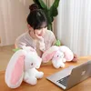 Super mignon dessin animé se transforme en lapin petit fruit Figure peluche canapé jeter oreiller Placements fille dormir lit poupée