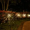 Garden Decorations LED Solar Power Firework Lights Decoration Fairy Waterproof Outdoor Dandelion Lawn Lamp for Patio Decor 230717